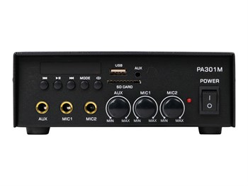 PA301M Усилитель мощности трансляционный, 30Вт, Pearller PA301M - фото 28207