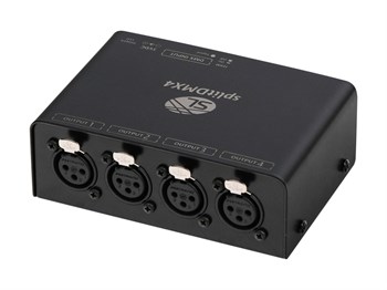 SL-SDX4P SplitDMX4 Pro Сплиттер DMX512, 1xDMX-вход, 4xDMX-выхода, Siberian Lighting SL-SDX4P - фото 28660