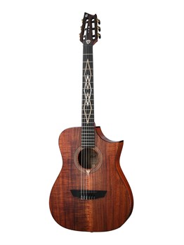 LUXE-NYLON-WCASE-BR Frank Gambale Luxe Series Классическая гитара со звукоснимателем, с чехлом, Cort LUXE-NYLON-WCASE-BR - фото 31109
