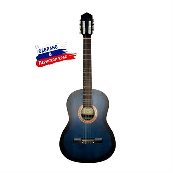 K-Blue Гитара классическая, синяя, Кунгурская Акустика K-Blue - фото 31477