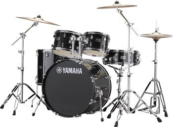 RDP2F5-BLG Rydeen Барабанная установка со стойками, черная, (2 коробки), Yamaha RDP2F5-BLG - фото 33493