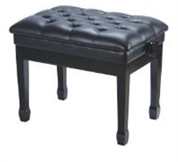 HY-DX06-GLOSS-BLACK Банкетка, черный/черный, искусственная кожа, Rin HY-DX06-GLOSS-BLACK - фото 34936