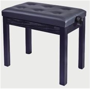 HY-P310-SATIN-BLACK Банкетка, матовый черный, искусственная кожа, Rin HY-P310-SATIN-BLACK - фото 34937