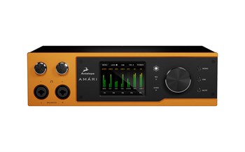 Antelope Audio AD/DA DSD256, 2 TRS L/R 2 XLR L/R 2 XLR/TRS 2 RCA AES IN/OUT, S/PDIF TOSLINK IN/OUT, Word/Atomic Clock,  Аудиоинтерфейс конвертер, 24-бит/384 кГц, выхода, выхода, входа, входа, вход и выход, два выхода для наушников, входы порт Amari - фото 35233