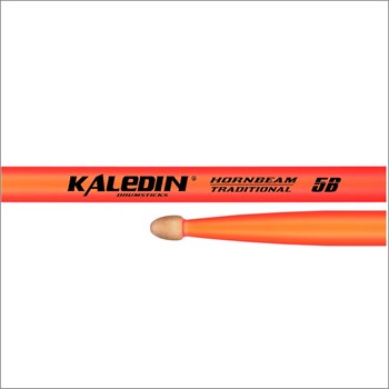 7KLHBOR5B 5B Барабанные палочки, граб, флуоресцентные оранжевые, Kaledin Drumsticks 7KLHBOR5B - фото 35591
