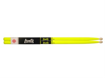 LFL7A Fluorescent Lemon 7А Барабанные палочки, граб, деревянный наконечник, Leonty LFL7A - фото 35669