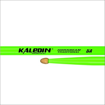 7KLHBGN5A 5A Барабанные палочки, граб, флуоресцентные ярко-зеленые, Kaledin Drumsticks 7KLHBGN5A - фото 35741