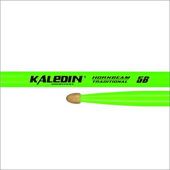 7KLHBGN5B 5B Барабанные палочки, граб, флуоресцентные ярко-зеленые, Kaledin Drumsticks 7KLHBGN5B - фото 35742