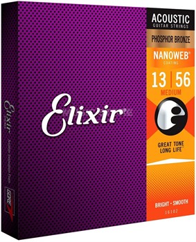 ELIXIR 16102 - Струны для акустической гитары 16102 - фото 36271