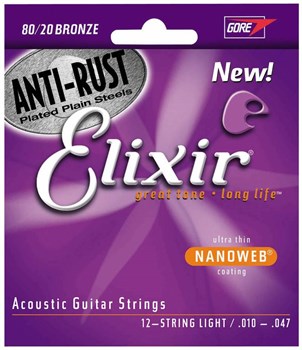ELIXIR 18152 - Струны для акустической 12-струнной гитары 18152 - фото 36276