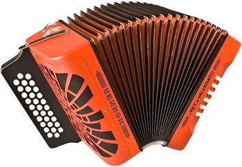 HOHNER El Rey del Vallenato ADG orange - Аккордеон диатонический A49051 - фото 37212