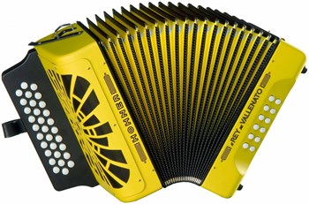 HOHNER El Rey del Vallenato BbEbAb yellow - Аккордеон диатонический A49661 - фото 37217