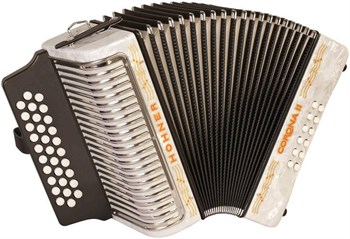 HOHNER Corona II GCF white - Аккордеон диатонический A5622 - фото 37244