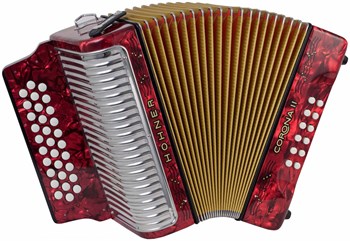 HOHNER Corona II Classic GCF red - Аккордеон диатонический A5523 - фото 37249