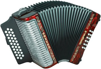 HOHNER Corona II FBbEb red - Аккордеон диатонический A5543 - фото 37250