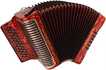 HOHNER Corona II XTREME GCF red - Аккордеон диатонический A5424 - фото 37278