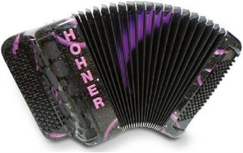 HOHNER Fun Power 120 black airbrush (B-Stepped) - Баян A4737 - фото 37283