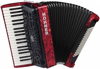 HOHNER Bravo III 96 red - Аккордеон 7/8 A16732 - фото 37289