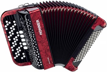 HOHNER Nova III 96 red (C-stepped) - Баян A4173 - фото 37300