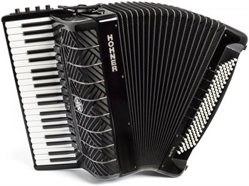 HOHNER MATTIA IV 120 BK gun black - Аккордеон 4/4 A17321 - фото 37307