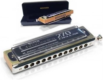 HOHNER Super Chromonica 270 Delux 270/48 C - Губная гармоника M754001 - фото 37422