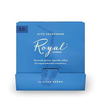 RJB0130-B25 Rico Royal Трости для саксофона альт, размер 3.0, 25шт в индивидуальной упаковке, Rico RJB0130-B25 - фото 38155