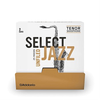 RRS01TSX2H-B25 Select Jazz Unfiled Трости для саксофона тенор, размер 2, жесткие (Hard), 25шт, Rico RRS01TSX2H-B25 - фото 38192