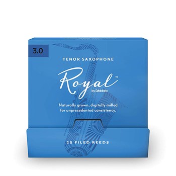 RKB0130-B25 Rico Royal Трости для саксофона тенор, размер 3.0, 25шт в индивидуальной упаковке, Rico RKB0130-B25 - фото 38208