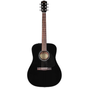 Fender CD-60 Black - Акустическая гитара CD-60 Natural-1 - фото 38521