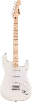 FENDER SQUIER Sonic Stratocaster HT, Maple Fingerboard, White Pickguard, Arctic White Электрогитара Sonic Stratocaster HT, Maple Fingerboard, White Pickguard, Arctic White - фото 38563