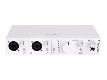 Arturia MiniFuse 2 White Аудиоинтерфейс MiniFuse 2 White-1
