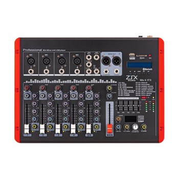 ZTX audio Mix 4.1.Fx Микшерный пульт - Купить | Bluetooth | SD | MP3 Mix 4.1.Fx