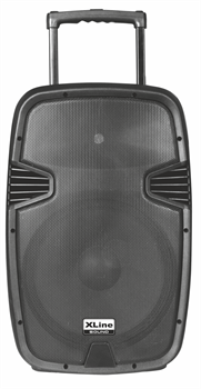 XLINE NPS-15A Акустическая система активная двухполосная с USB/SD/Bluetooth/FM, 100 Вт, с АКБ NPS-15A
