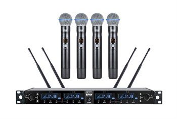XLINE WS-1200A Радиосистема четырёхканальная c четыремя ручными передатчиками WS-1200A