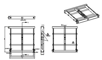 SVS Audiotechnik L210TG Рама для подвеса L210A L210TG