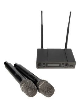 Axelvox UHF 650 - 758 MHz, LCD DSP, Микрофонная радиосистема цифровая модуляция, дисплей, ручной микрофон-2шт. DX800HT