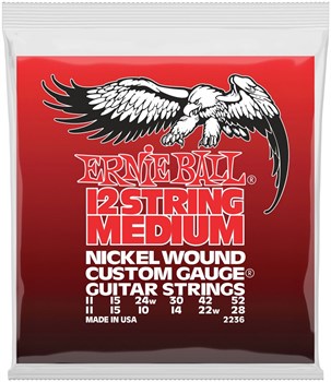 ERNIE BALL 2236 Nickel Wound Medium 11-52 - Струны для электрогитары 12-струнной P02236