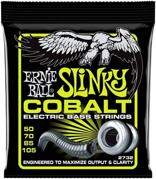 ERNIE BALL 2732 Cobalt Slinky Regular 50-105 - Струны для бас-гитары P02732