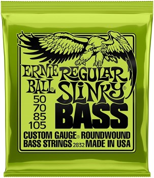 ERNIE BALL 2832 Nickel Wound Slinky Regular 50-105 - Струны для бас-гитары P02832
