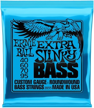 ERNIE BALL 2835 Nickel Wound Slinky Extra 40-95 - Струны для бас-гитары P02835