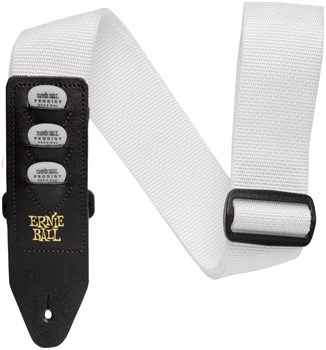 ERNIE BALL 4259 PickHolder White - Ремень для гитары P04259