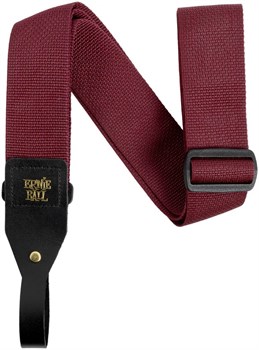 ERNIE BALL 5367 PolyPro Acoustic Burgundy - Ремень для гитары P05367