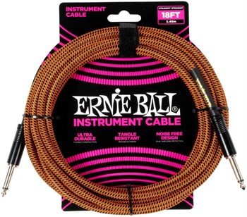 ERNIE BALL 6469, 5.49м - Инструментальный кабель P06469