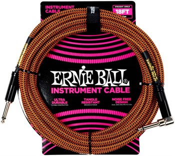 ERNIE BALL 6471, 5.49м - Инструментальный кабель P06471
