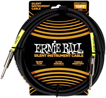 ERNIE BALL Silent 6472, 3.05м - Инструментальный кабель P06472