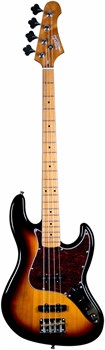 JET JJB-300 SB бас-гитара Jazz Bass, корпус печеный тополь, гриф и накладка печеный клен, цвет санбе JJB-300 SB
