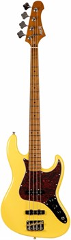 JET JJB-300 VYW бас-гитара Jazz Bass, корпус печеный тополь, гриф и накладка печеный клен, цвет VYW JJB-300 VYW