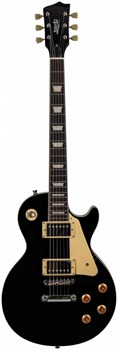 JET JL-500 BK - электрогитара, Les Paul, корпус красное дерево, HH, цвет черный JL-500 BK
