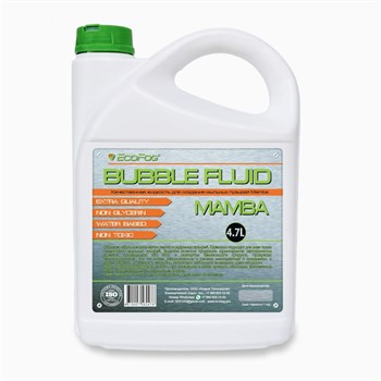 Ecofog EF-Mamba Жидкость для мыльных пузырей, 4,7л EF-Mamba