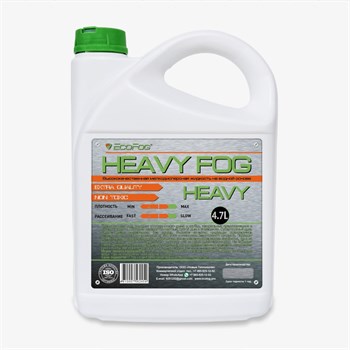 Ecofog EF-Heavy Жидкость для дым машин, ультра плотный дым, 4,7л EF-Heavy